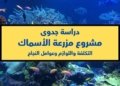 صورة جميلة لقاع البحر مع بعض الطحالب والأسماك وعنوان دراسة جدوى مشروع مزرعة الأسماك: التكلفة واللوازم وعوامل النجاح